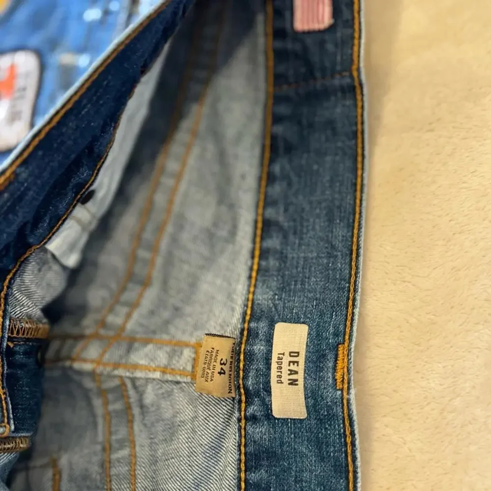 True Religion Rare Patch Denim Jeans - Unique Style